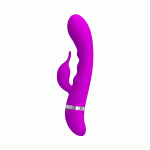 VIBRADOR RABBIT SILICONA 30 FUNCIONES HILDA