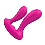VIBRADOR PARA DOBLE PENETRACIÓN RECARGABLE MENTO