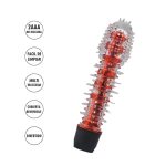 VIBRADOR MULTIVELOCIDAD CON FUNDA DE SILICONA TEXTURADA